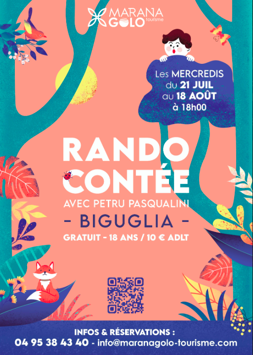 L'office de tourisme Marana-Golo propose des randonnées contées