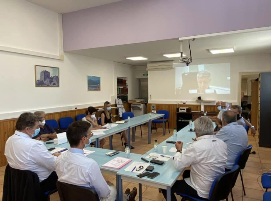 La Réunion de ce mercredi 21 juillet avec les socioprofessionnels balanins - crédit photo préfecture de Corse