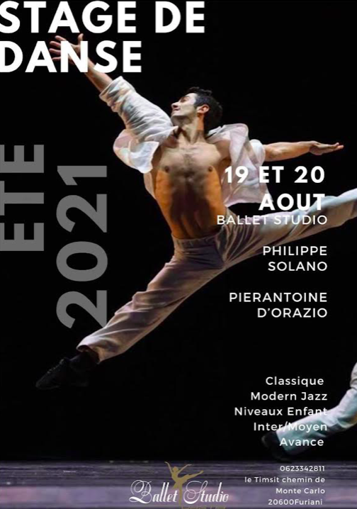 Furiani : un stage de danse avec Philippe Solano et Pierantoine d'Orazio