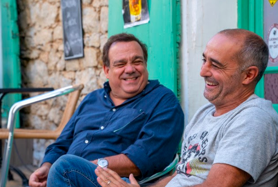 Didier Bourdon et Éric Fraticelli Crédit photo : Angela Rossi © 2020 Marvelous Productions – France 3 Cinéma