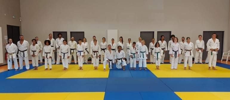 Borgo : un stage de haut niveau pour une centaine de karatekas