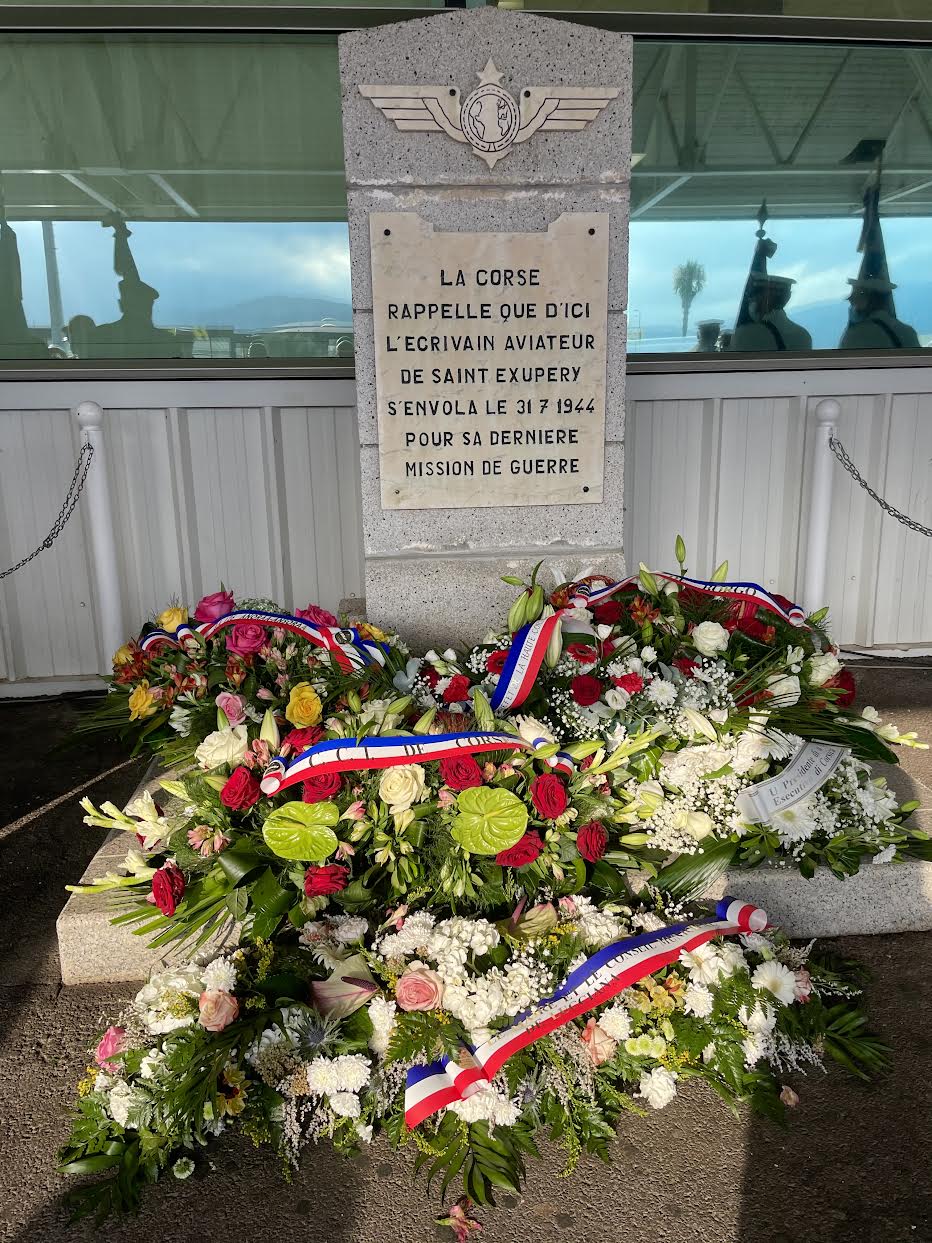 Poretta : l'hommage à Antoine de Saint-Exupéry