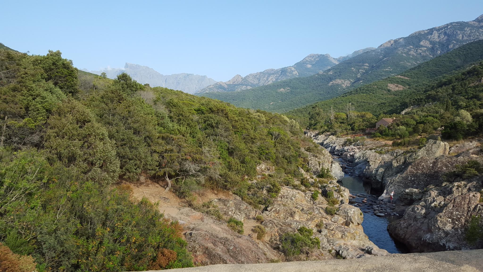 Le haut du Fangu vu du Ponte Vecchiu (Gérard Aprile)
