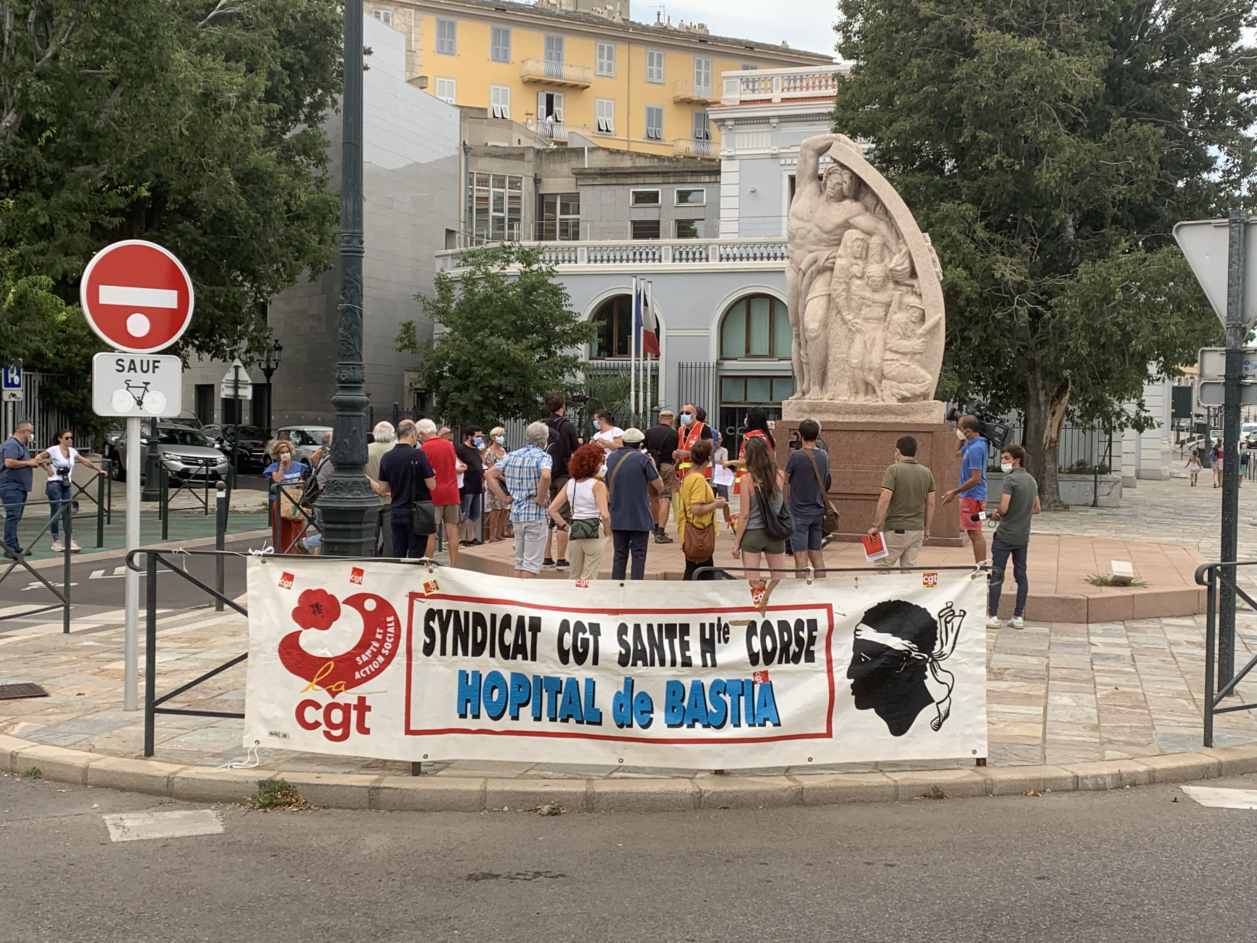 Pass sanitaire, obligation vaccinale... A Bastia, la CGT fait de la résistance