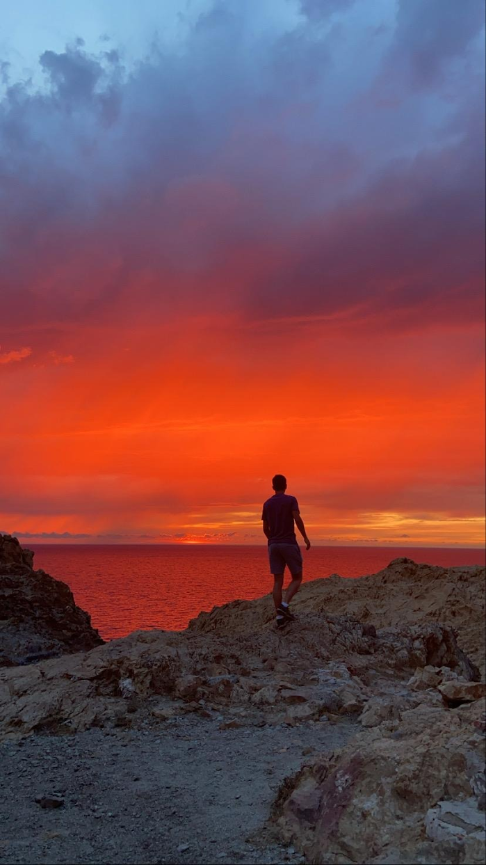 Superbe coucher de soleil sur l'Ile-Rousse (Marianne Rodolfo-