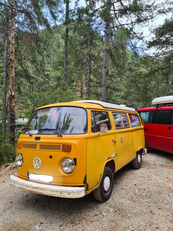 Le moindre terre-plein est pris d'assaut par les véhicules, anciens comme modernes. Crédits Photo : Pierre-Manuel Pescetti