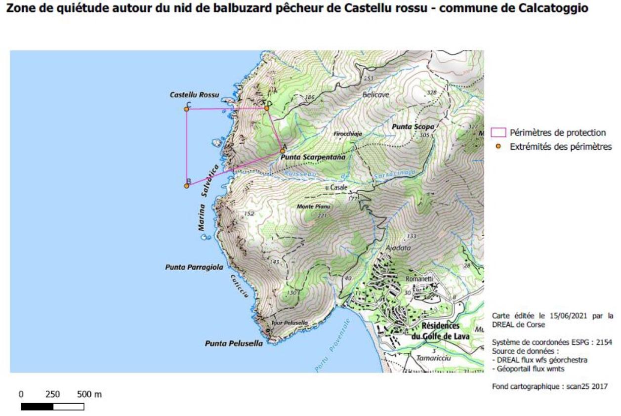 Balbuzard pêcheur de Corse : nouveaux périmètres de protection