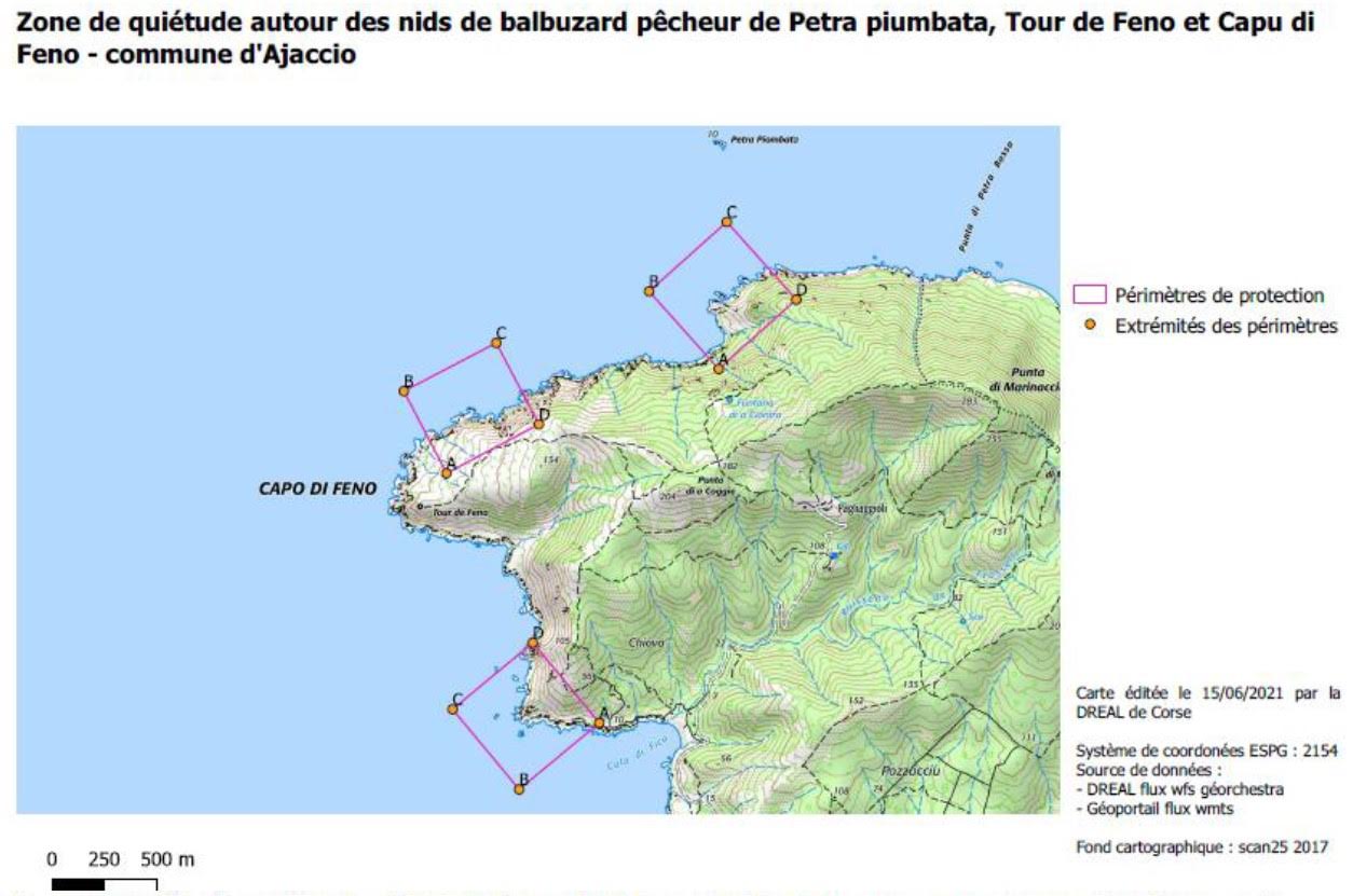 Balbuzard pêcheur de Corse : nouveaux périmètres de protection