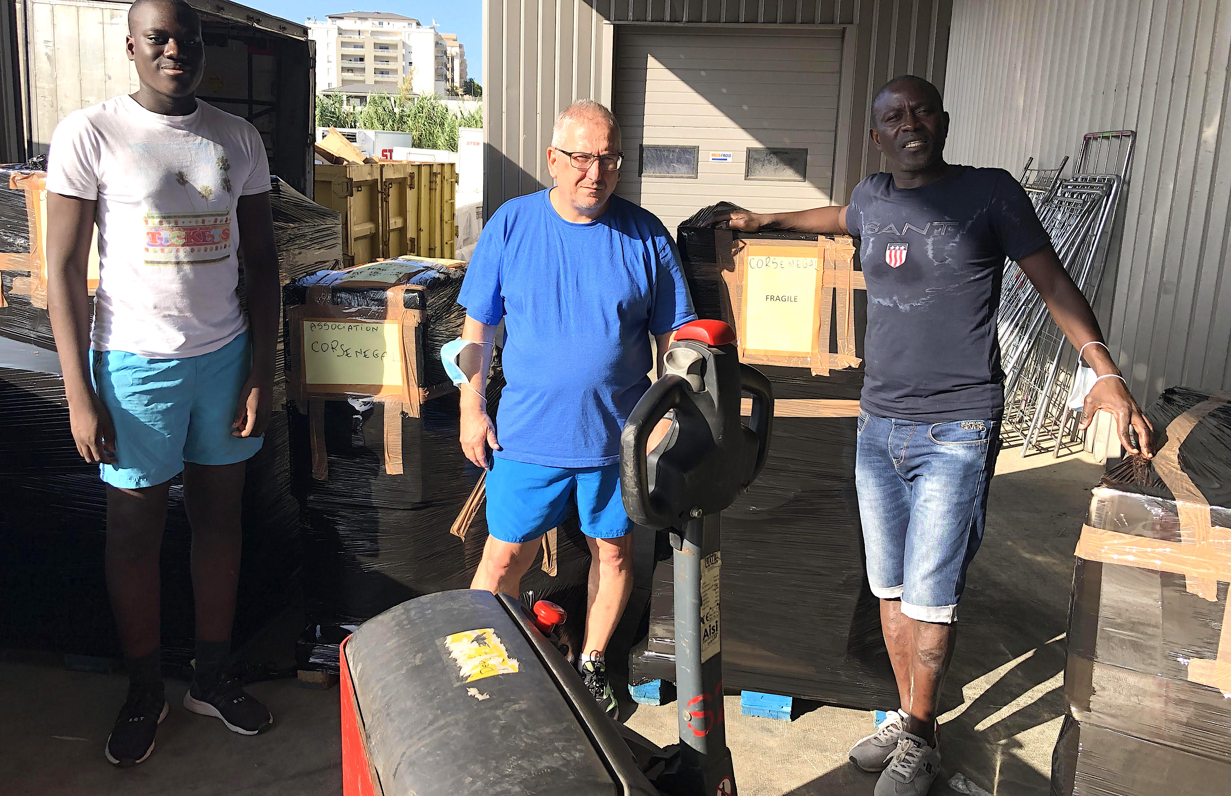 "Doudou " Faye (à droite) : une nouvelle BA à la tête de Corsenegal