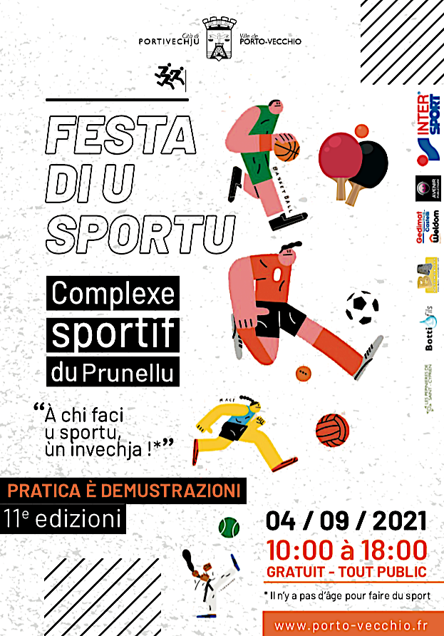 Porto-Vecchio : la 11e Fête du Sport, samedi, au Prunellu