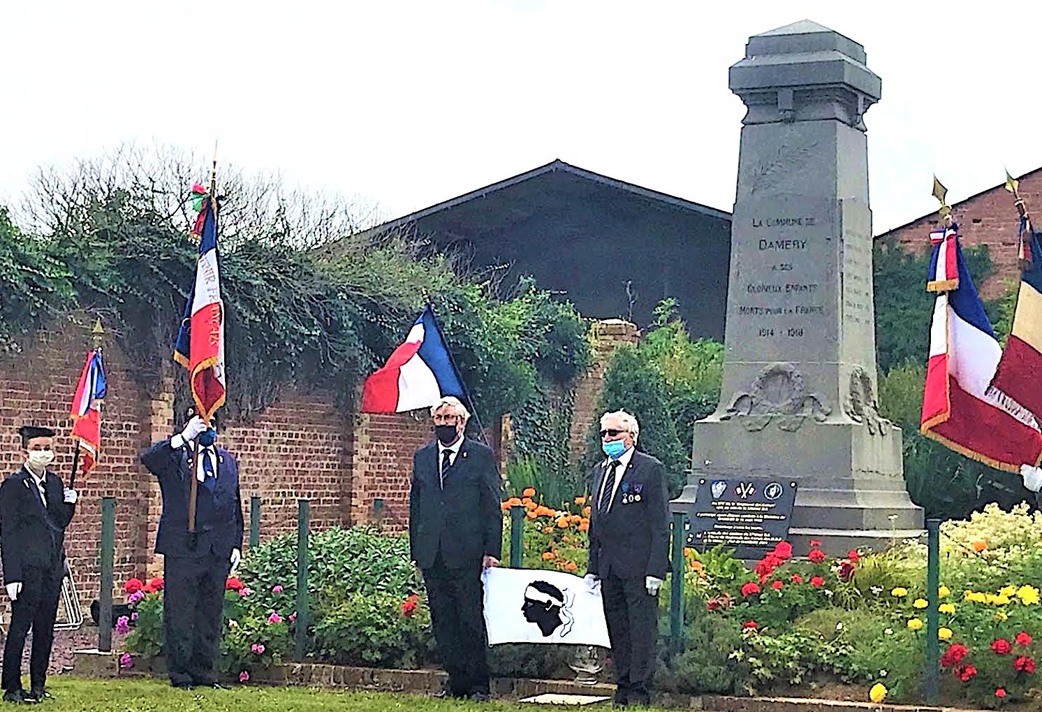 La mémoire des "Poilus Corses" du 173 ème RI honorée dans la Somme