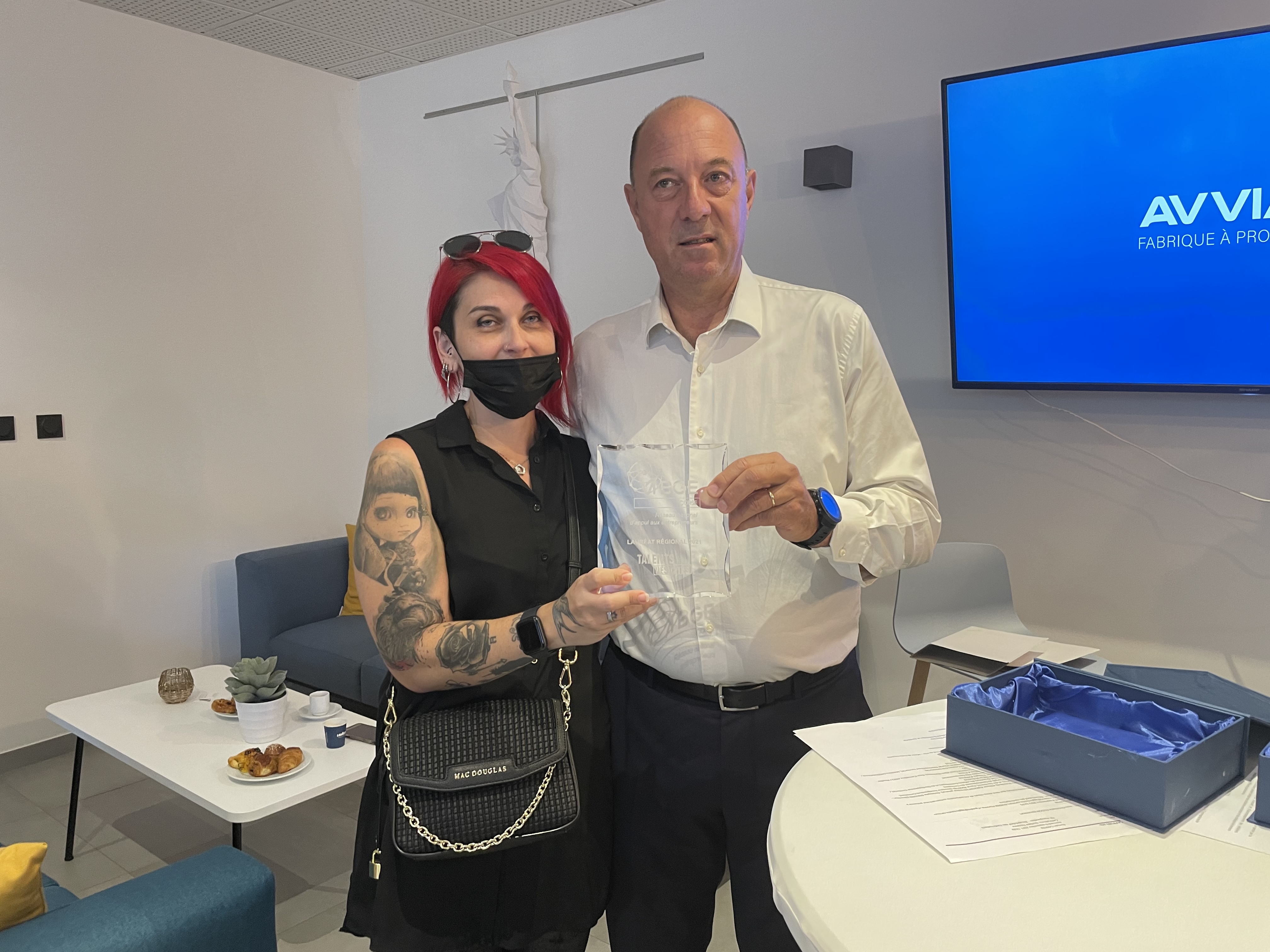 Aude Landini est la lauréat de la catégorie catégorie émergente.