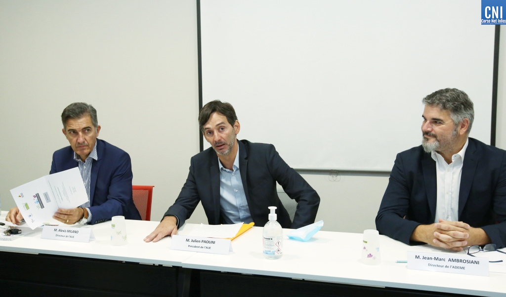 Julien Paolini, Alexis Milano et Jean-Marc Ambrosiani