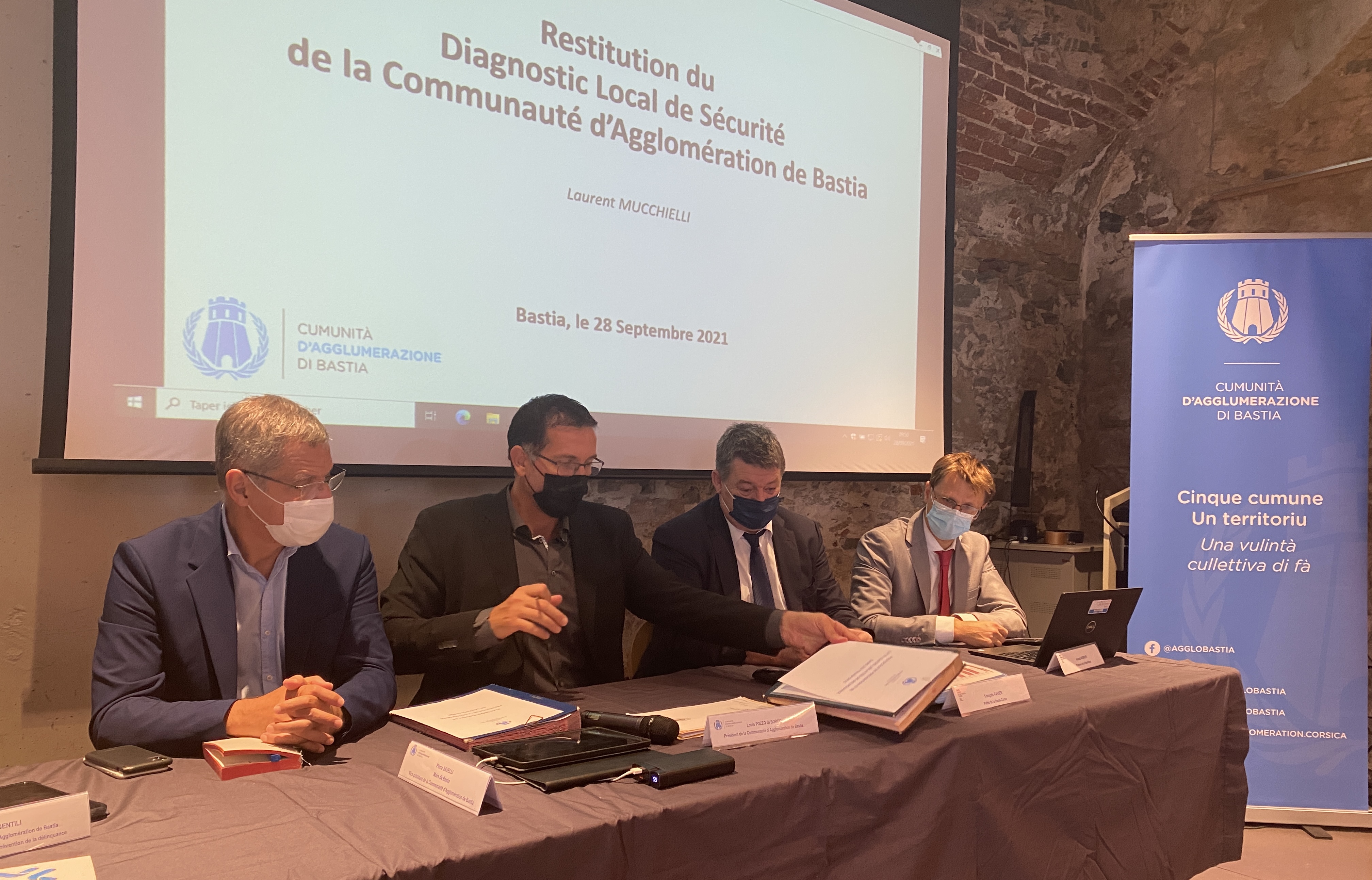 Le conseil intercommunal de sécurité et prévention de la délinquance initié par la communauté d'agglomération de Bastia présentait son diagnostic.
