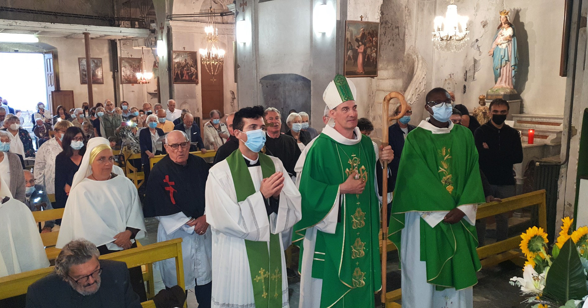 Messe d’installation du Père Jean-Claude Doh, Curé des paroisses des unités paroissiales Venaco-Vezzani et Boziu
