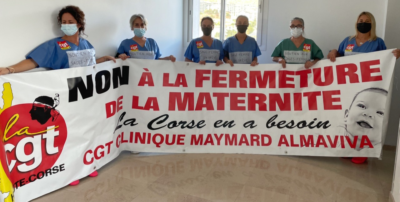 Les sages-femmes de Maymard craignent une fermeture de leur service.