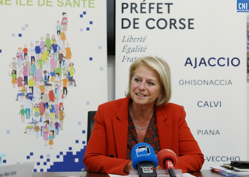 Brigitte Bourguignon à Ajaccio (Photos Michel Luccioni)