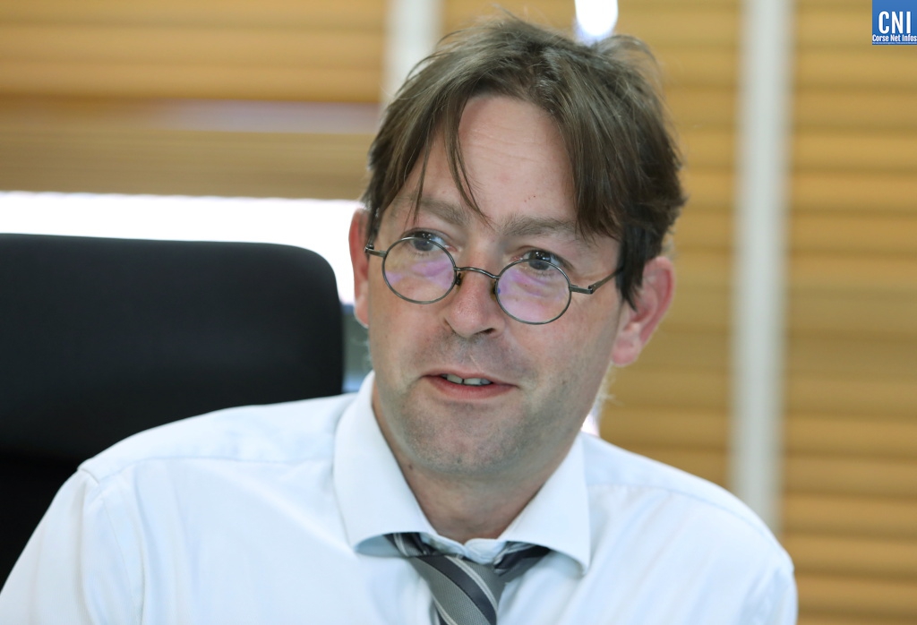Nicolas Septe, procureur de la République d'Ajaccio (Photo Michel Luccioni)