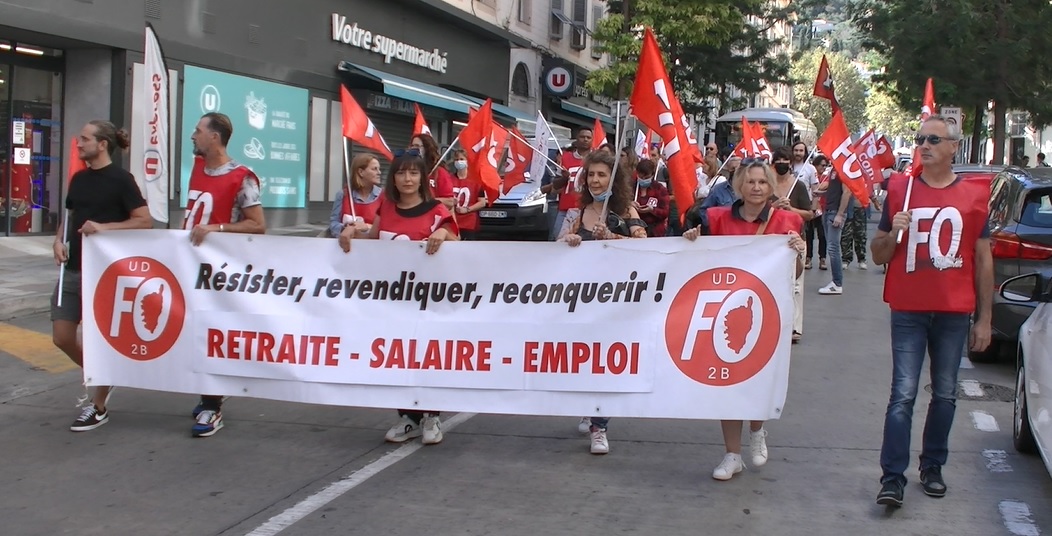 "Situation de plus en plus dégradée pour les retraités" dénonce l’UD FO de Haute-Corse