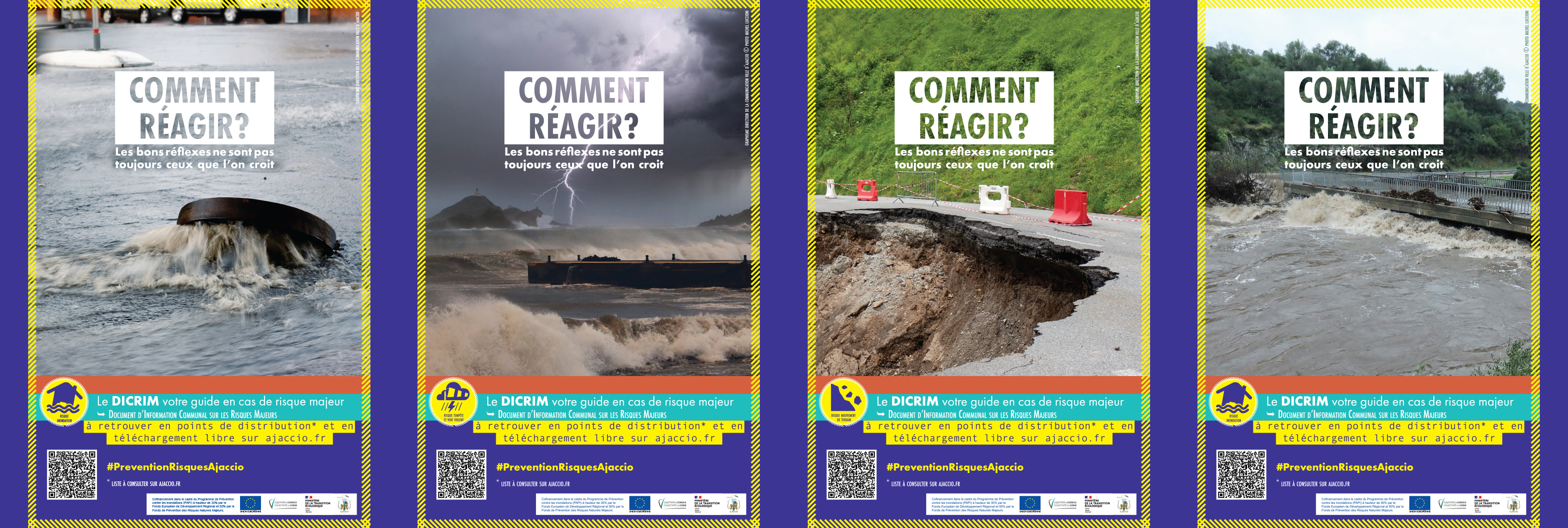 Le DICRIM permet de connaître la marche à suivre en fonction de la crise vécue.