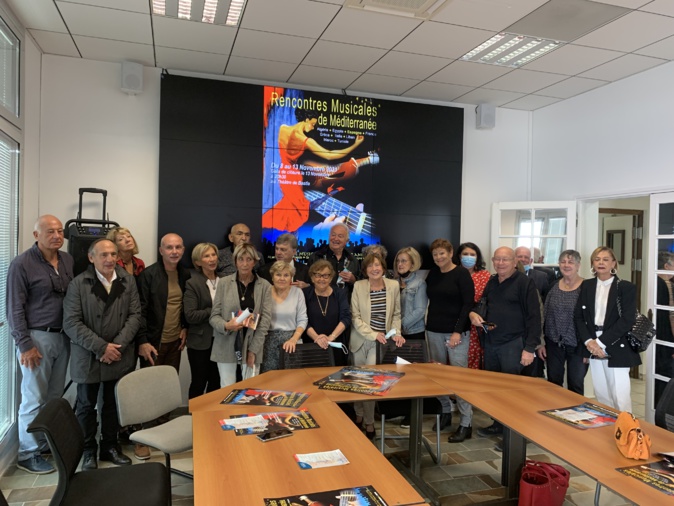 L'équipe de l'édition 2021 des Rencontres Musicales de Méditerranée
