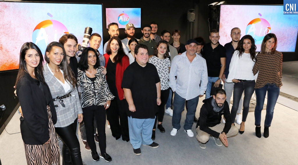 L'équipe d'Aiò TV - Photos Michel Luccioni