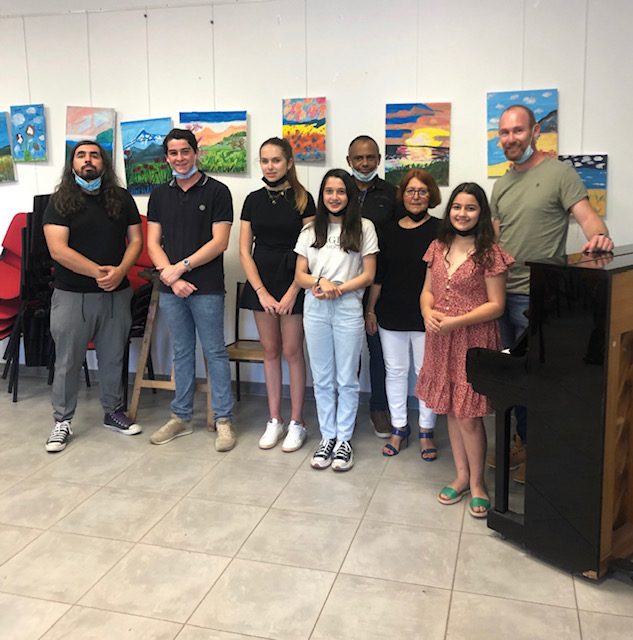 Une parie des élèves