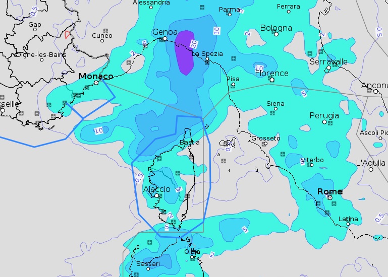 De bonnes pluies sont attendues ce lundi.