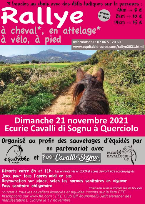 Sorbo-Ocagnano : un rallye...à cheval
