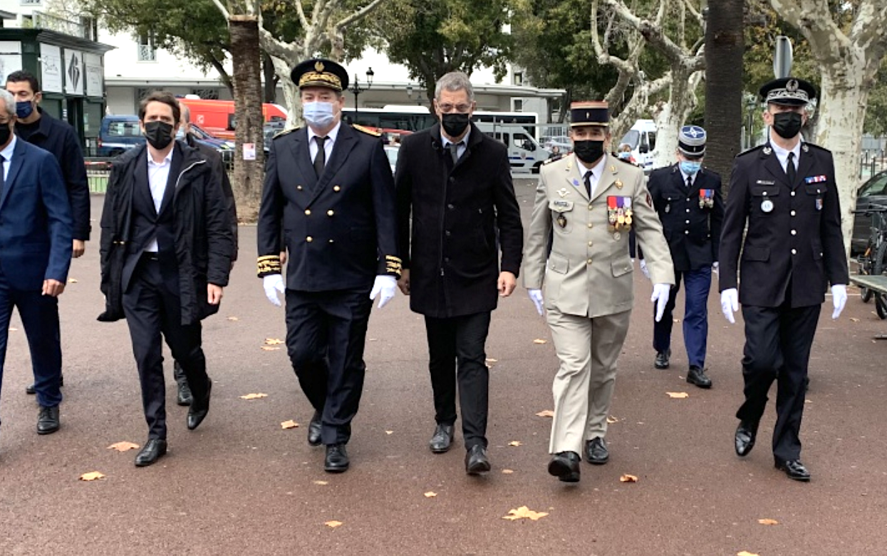 Bastia a célébré le 103ème anniversaire de la signature de l’armistice de la guerre 14/18