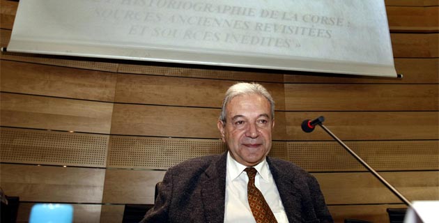 Francis Beretti, président de la société historique et naturelles de la Corse