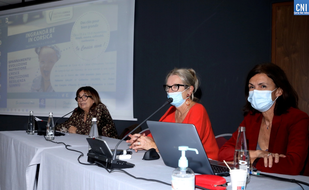 Le docteur Nicole Carlotti, Directrice de la promotion de la santé et de la prévention sanitaire à la Collectivité de Corse et du docteur Jean-Louis Wyart, Directeur de la santé publique à l’Agence Régionale de Santé de Corse. Photo Michel Luccioni