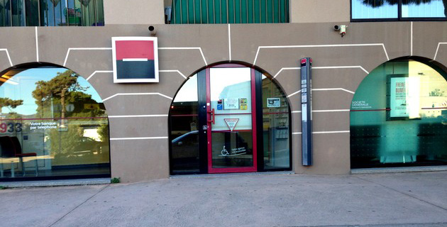 L'agence de la société générale de Calvi