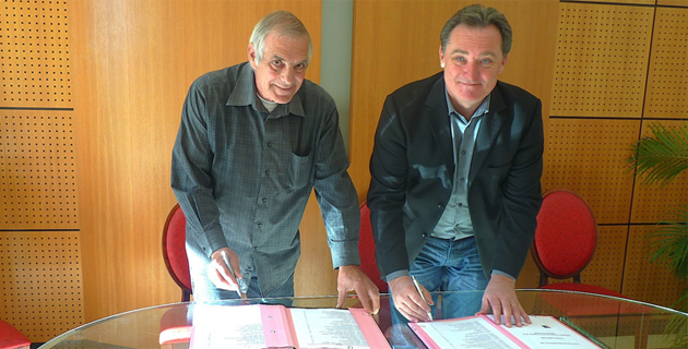 Sylvain Delucia et Guy Armanet