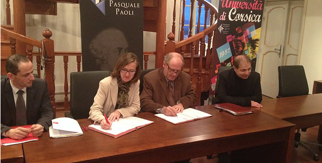 Renouvellement du partenariat entre l'université de Corse et la Caisse des Dépôts