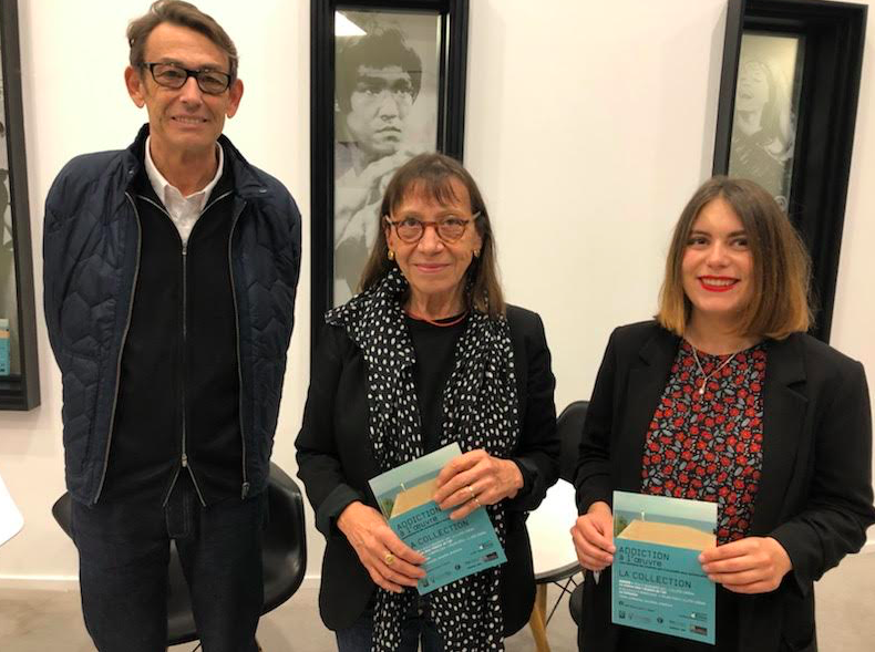 Philippe Berard, président de l'association dfilms Annick Peigné-Giuly, présidente de Corsica.doc Lucia Arrio, conceptrice et coordinatrice de la manifestation
