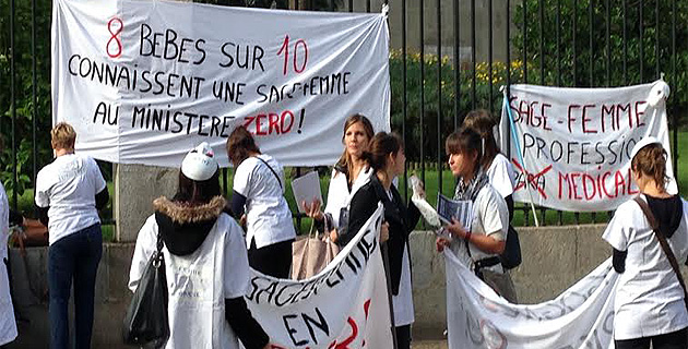 Ajaccio : Les sages-femmes sont descendues dans la rue…
