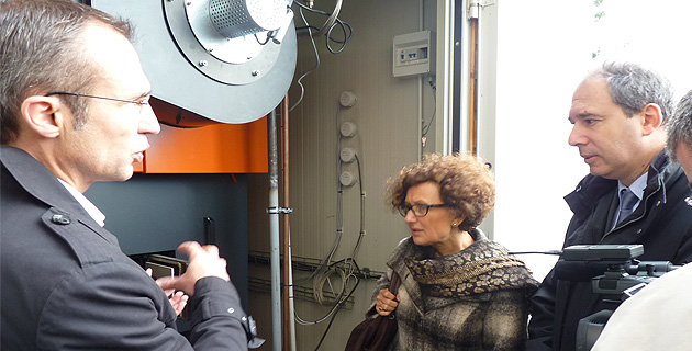 "25 chaudières bois en Corse" : La première inaugurée à Bastia