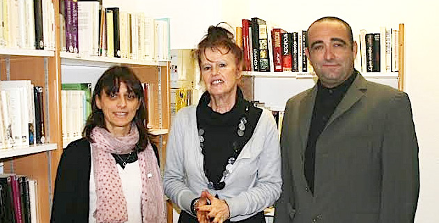 Anthony Alessandrini et deux employées communales