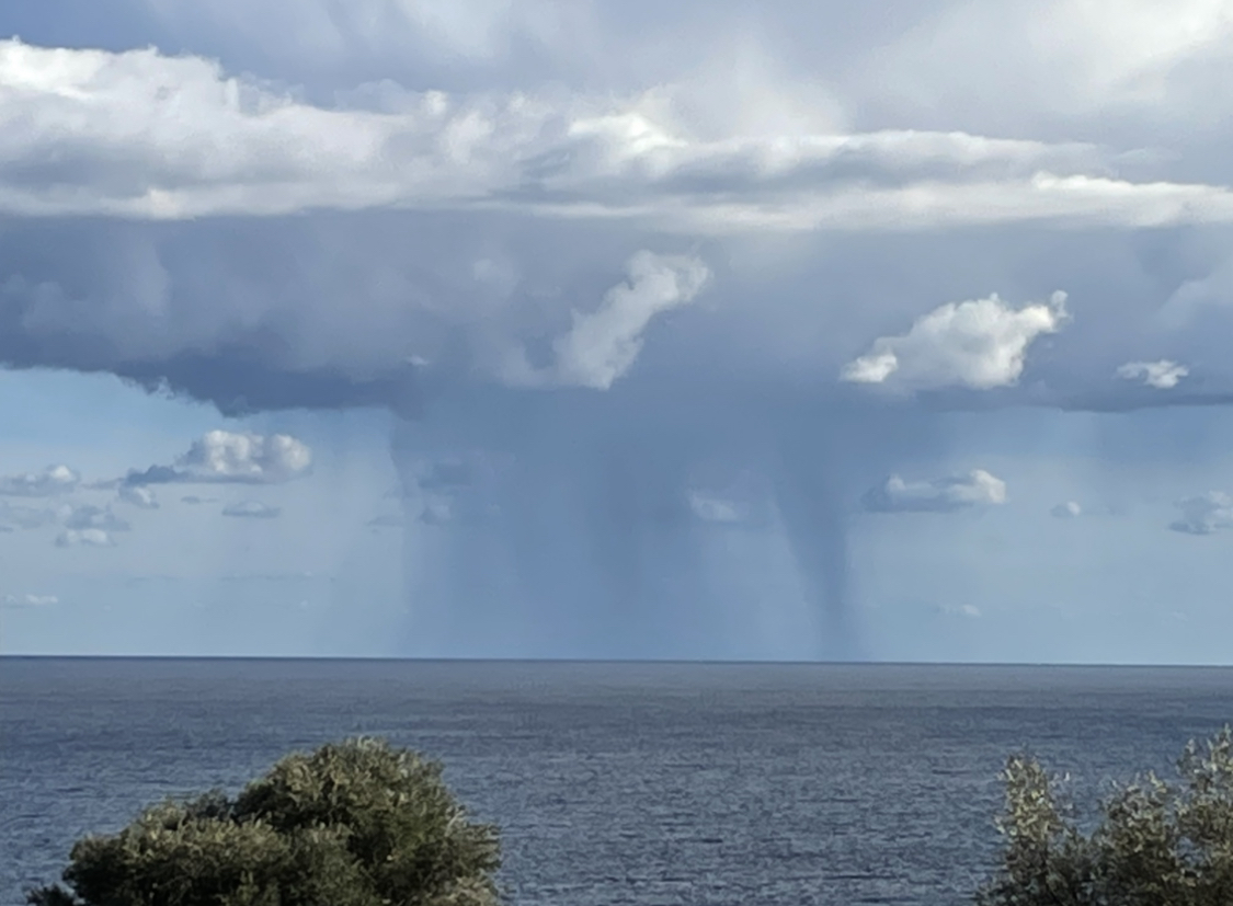 Deux trombes marines aperçues ce 6 décembre au large de la Corse