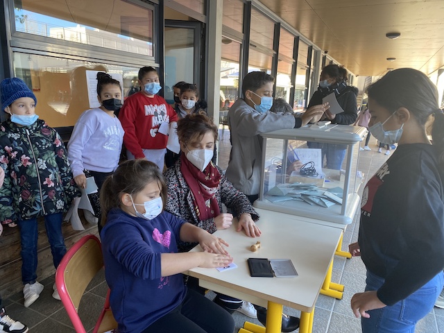 A l'école Charles Andrei on vote ce mardi