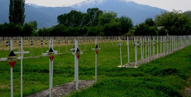 Le cimetière français de Bitola (ex Monastir) (Dr)