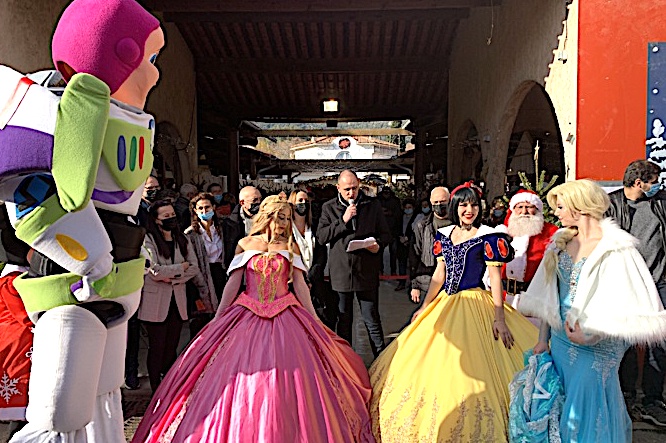 Jean-Charles Giabiconi, le maire de Biguglia lors de l'ouverture du marché de Noël de la commune