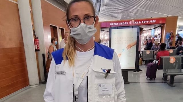 La Bastiaise Laetitia Pierlovisi Karamani est partie durant un mois en Martinique pour venir en aide aux soignants