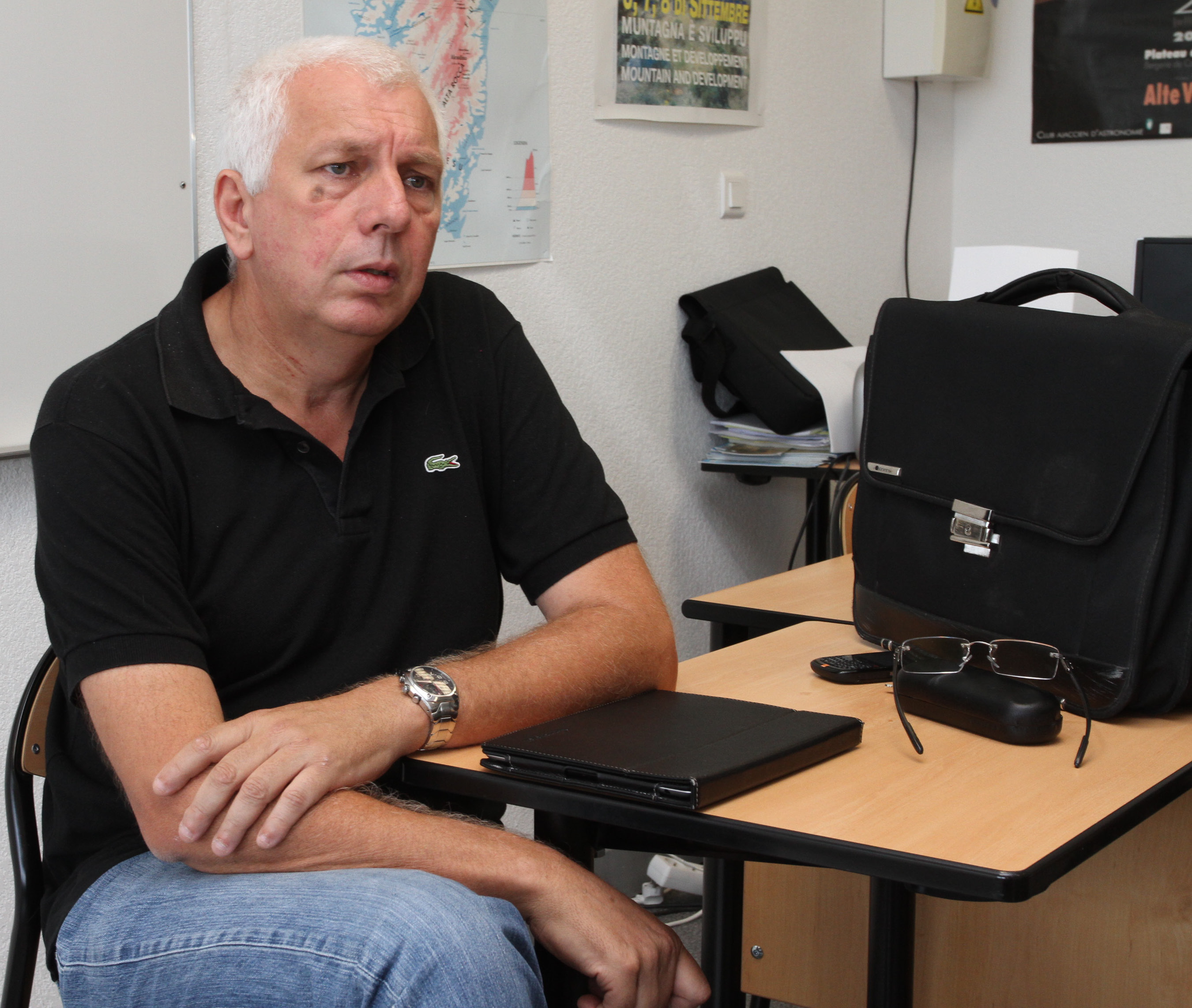 Xavier Luciani : " Il faut adapter la réforme des rythmes scolaires à la Corse".  (Photo Stéphane Gamant)