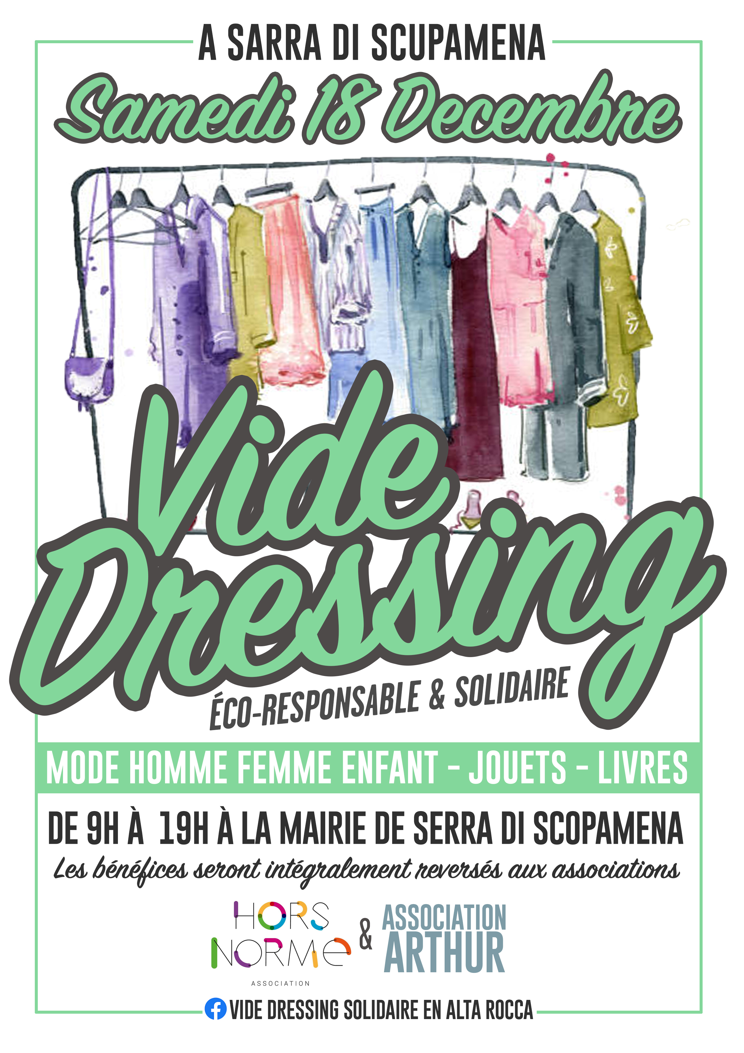 Alta Rocca : vide dressing solidaire à Serra-di-Scopamena ce samedi 18 décembre