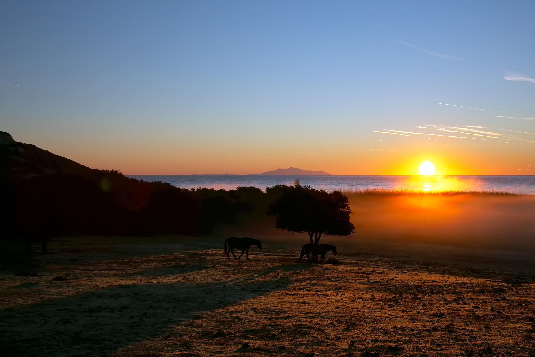 Splendide lever de soleil à Macinaggio (Nathalie Damborsi)