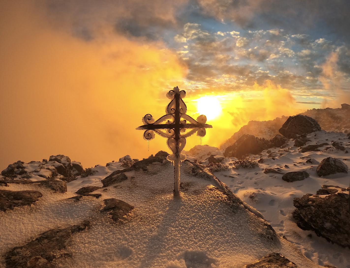 La photo du jour : A Cima di di e Follicie tapissée de neige