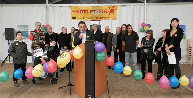 ouverture du téléthon par Alexandre Sarrola