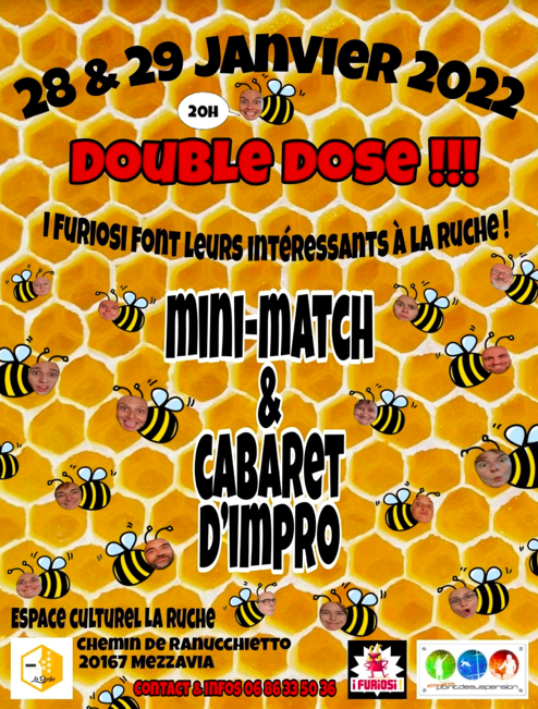 Mezzavia ; double dose d'impro le 28 et 29 janvier